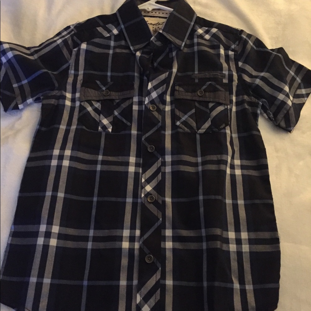 Boys size 8 button down shirt